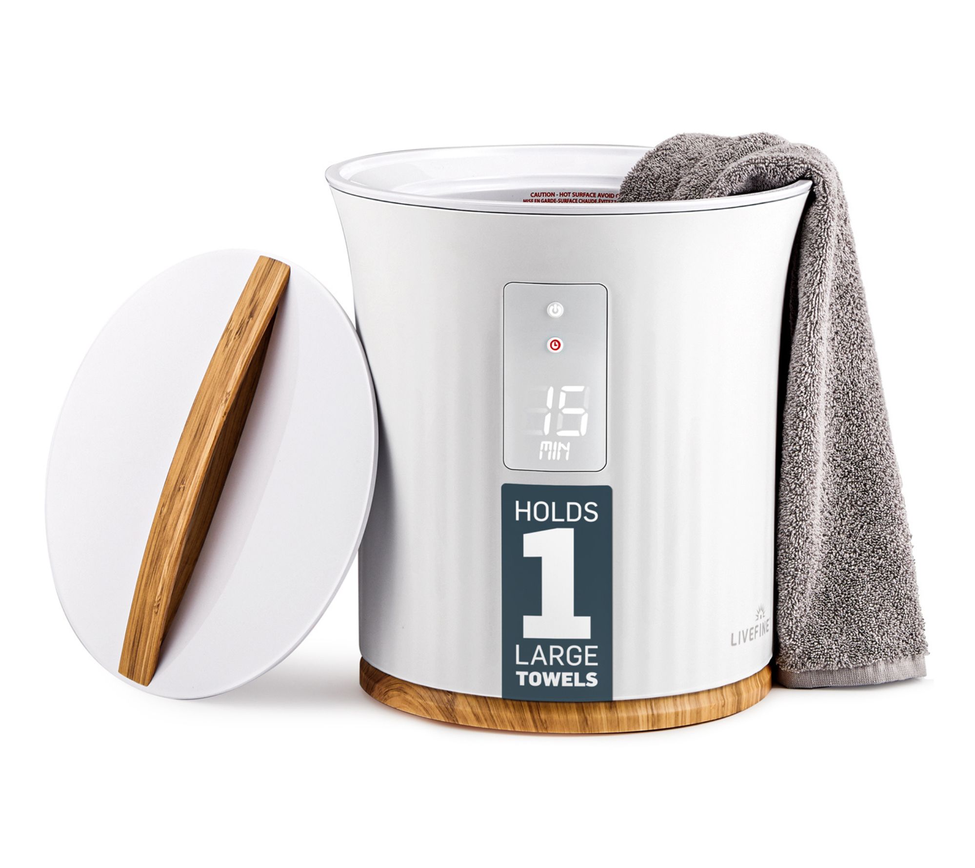 LiveFine Small Bucket Style Towel Warmer