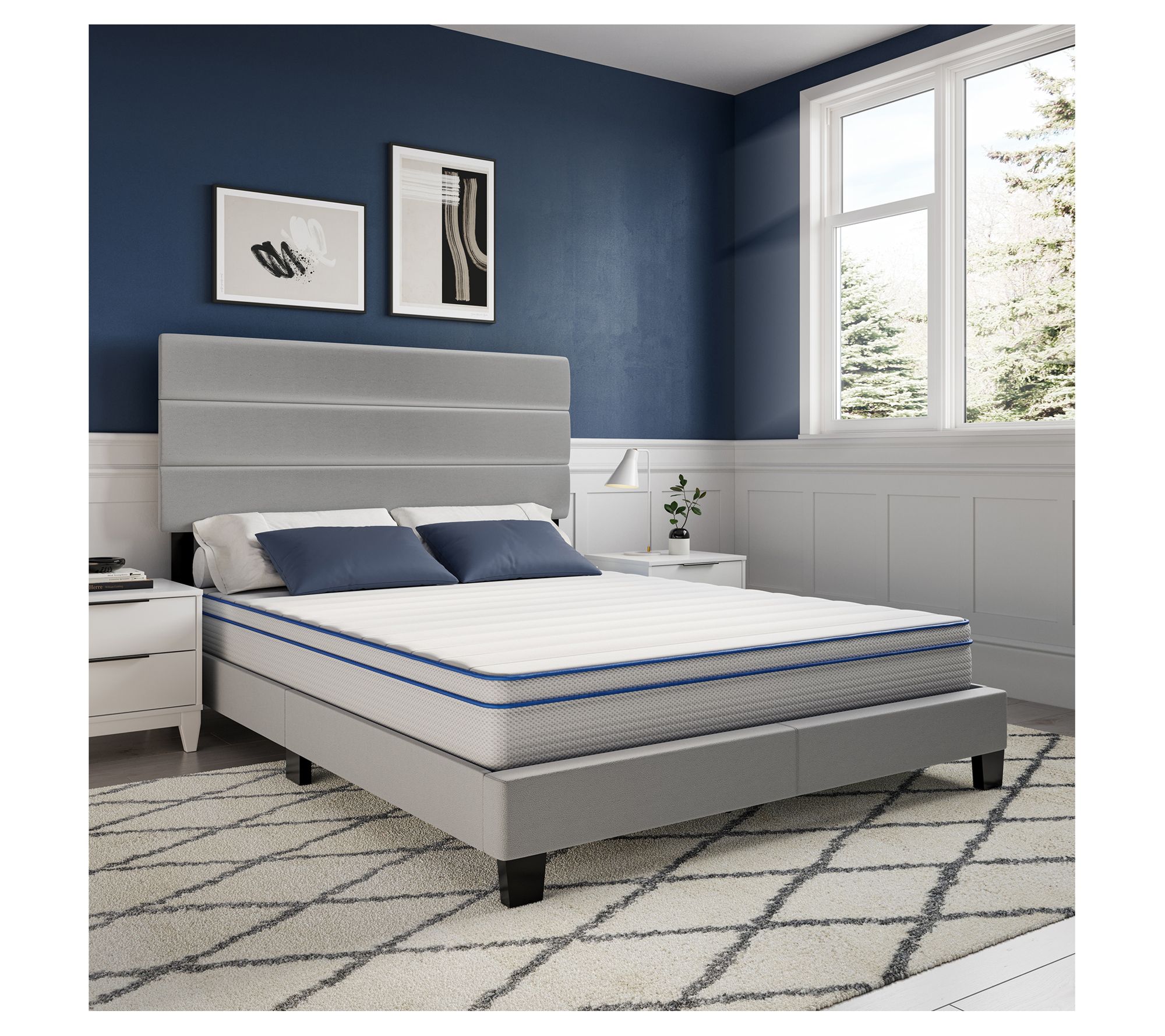 Linenspa Essentials 10 Spring And Memory Foam Hybrid Mattress