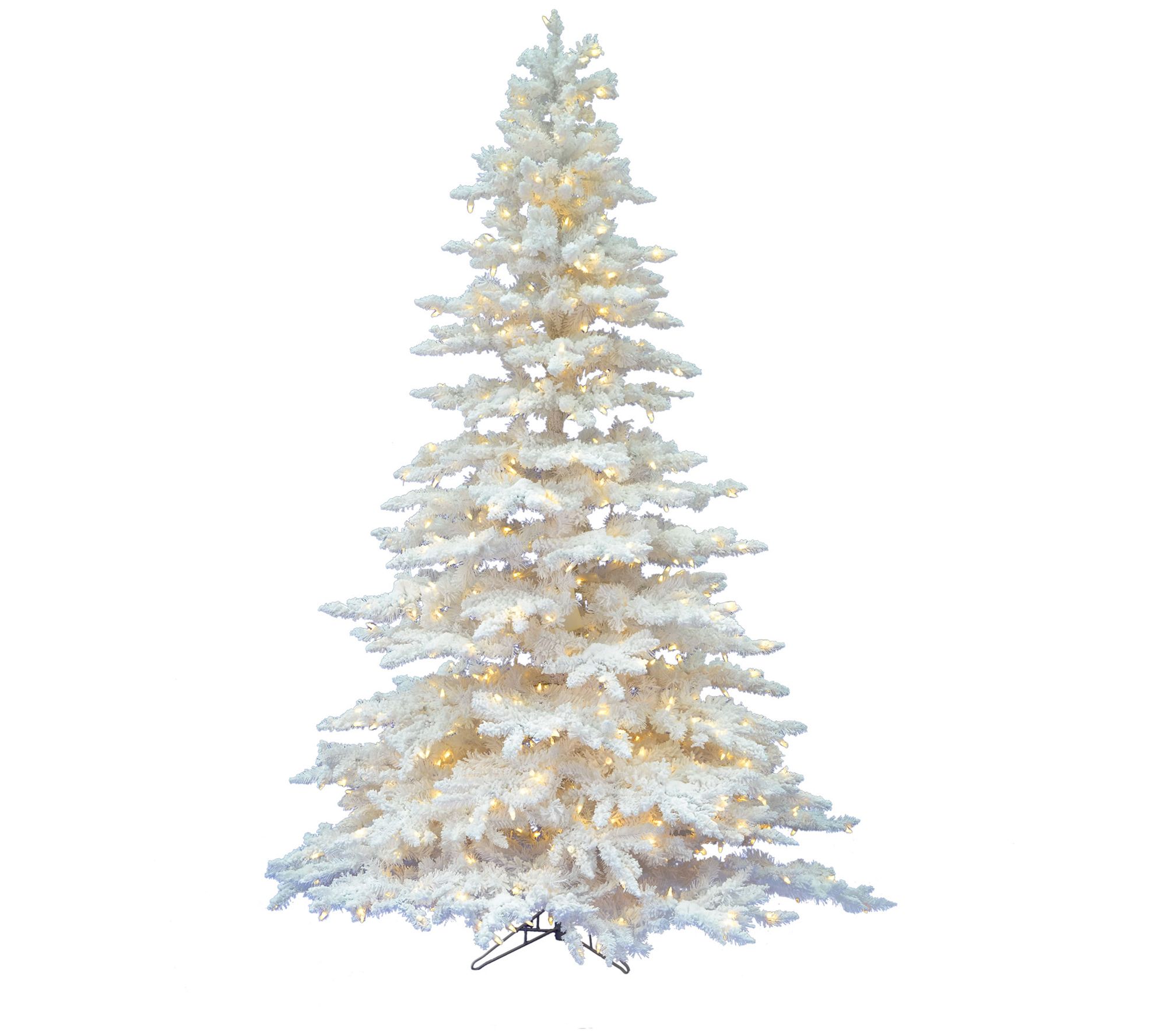 Vickerman 6.5' Flocked White Spruce Artificial ChristmasTree W