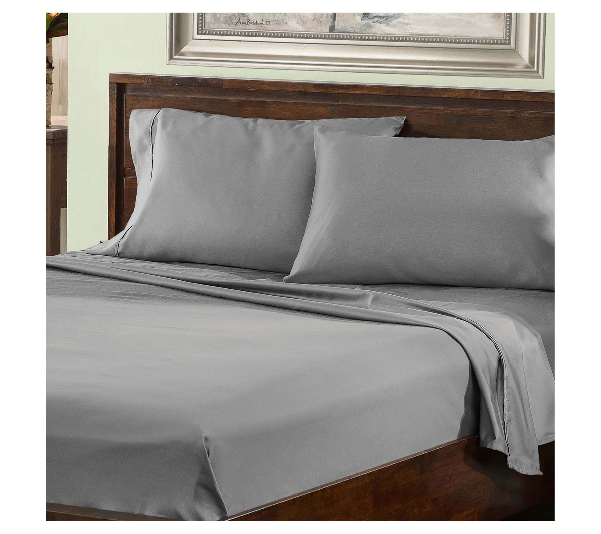 Superior Solid Cotton Blend 800TC Deep Pocket Seet Set, King