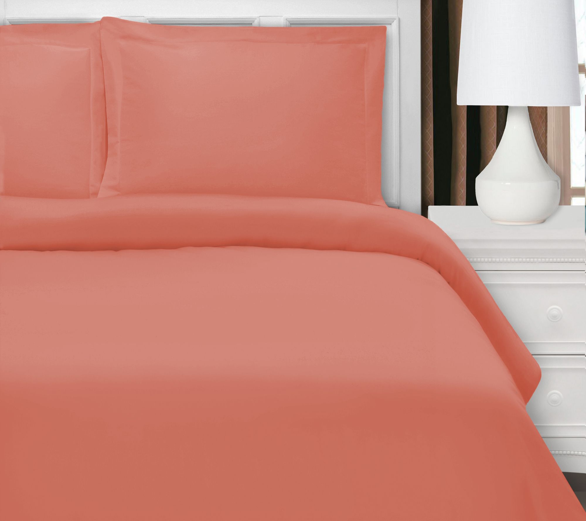 Superior 1200TC Cotton Blend Duvet Cover Set, King/Cal.King