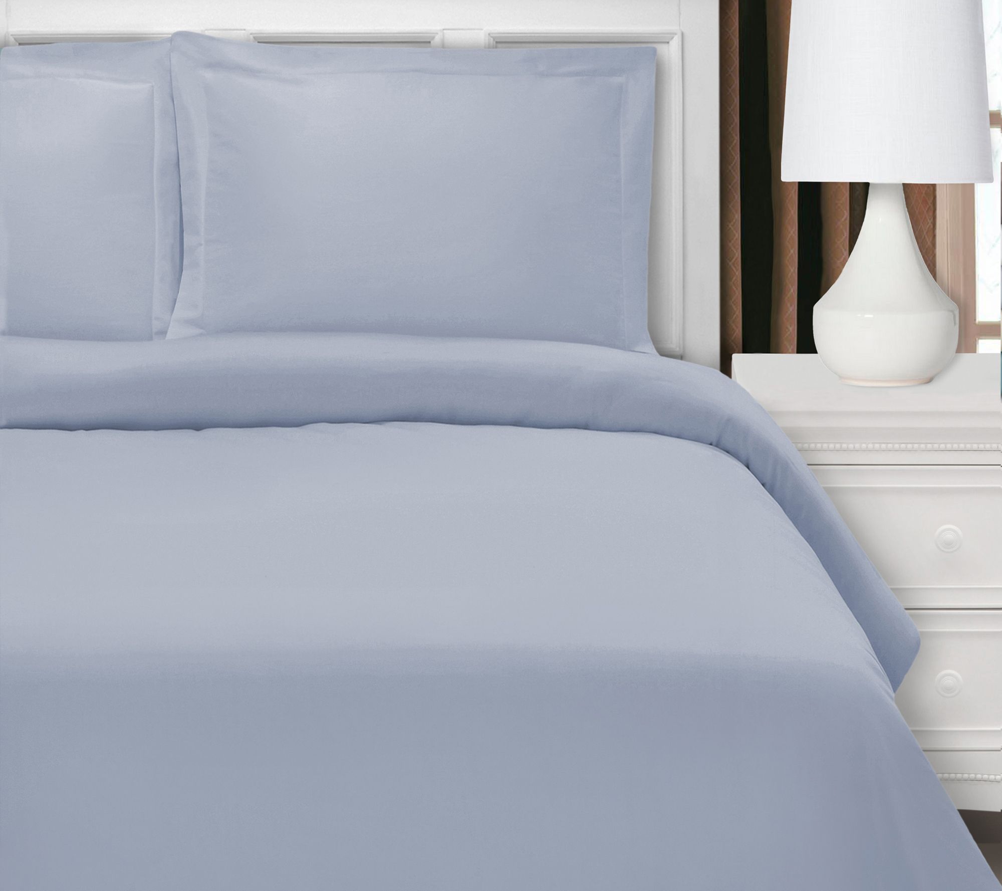 Superior 1200TC Cotton Blend Duvet Cover Set, King/Cal.King