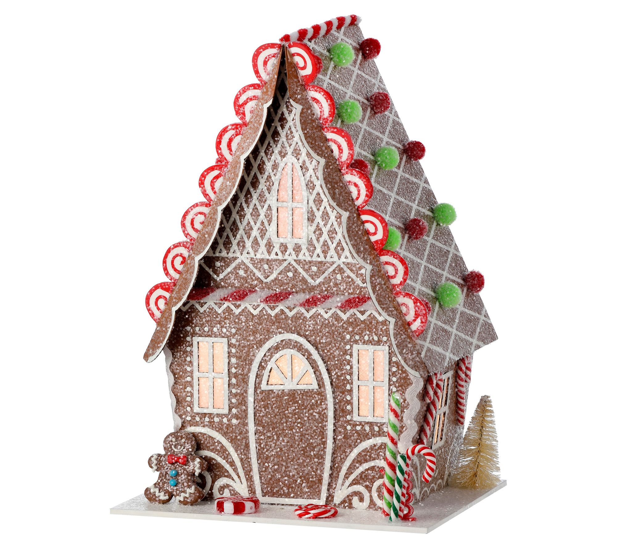 Valerie Parr Hi ll 10" LED Holi day Sweets Hous e