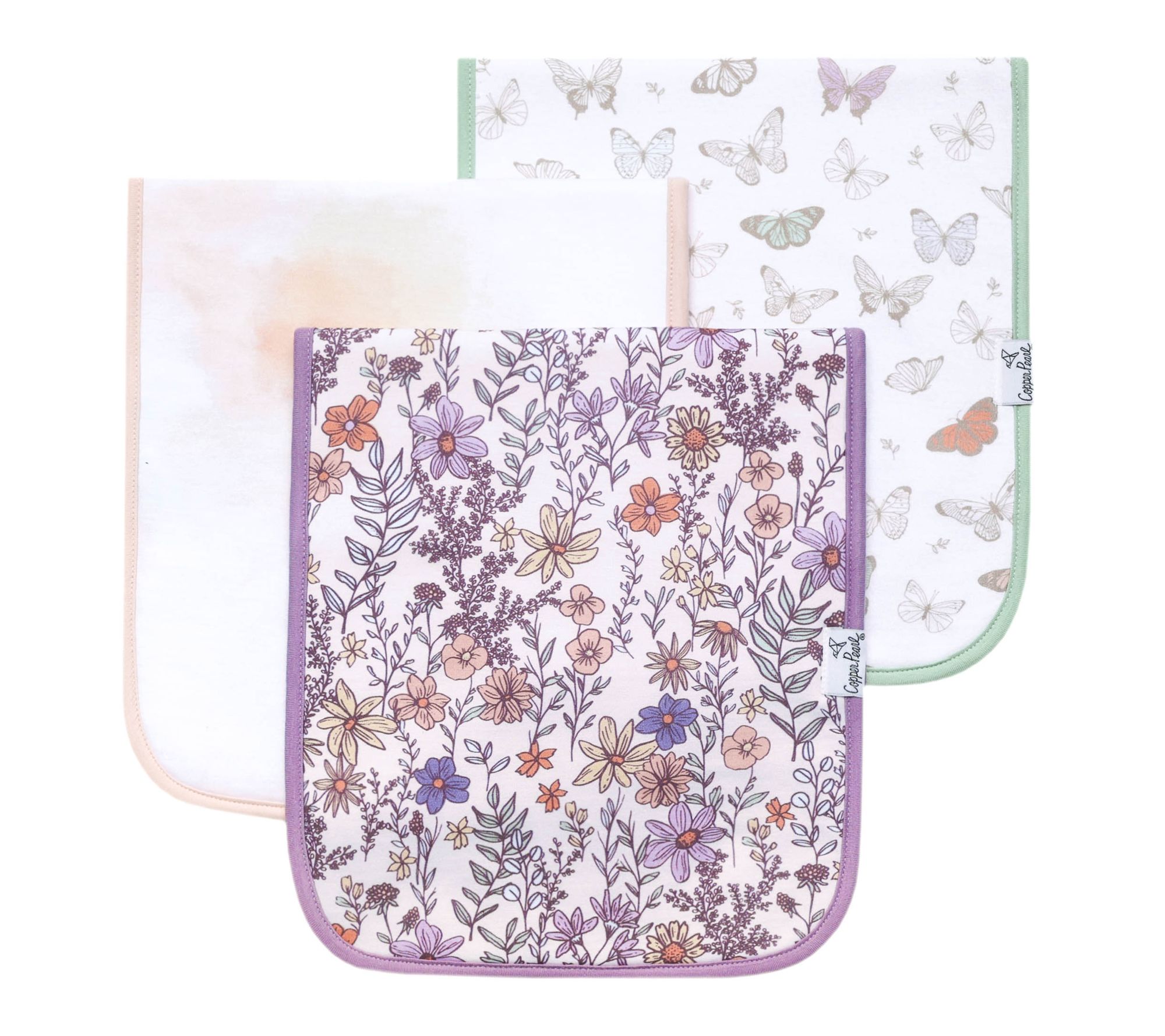 Copper Pearl Premium Baby Burp Cloths