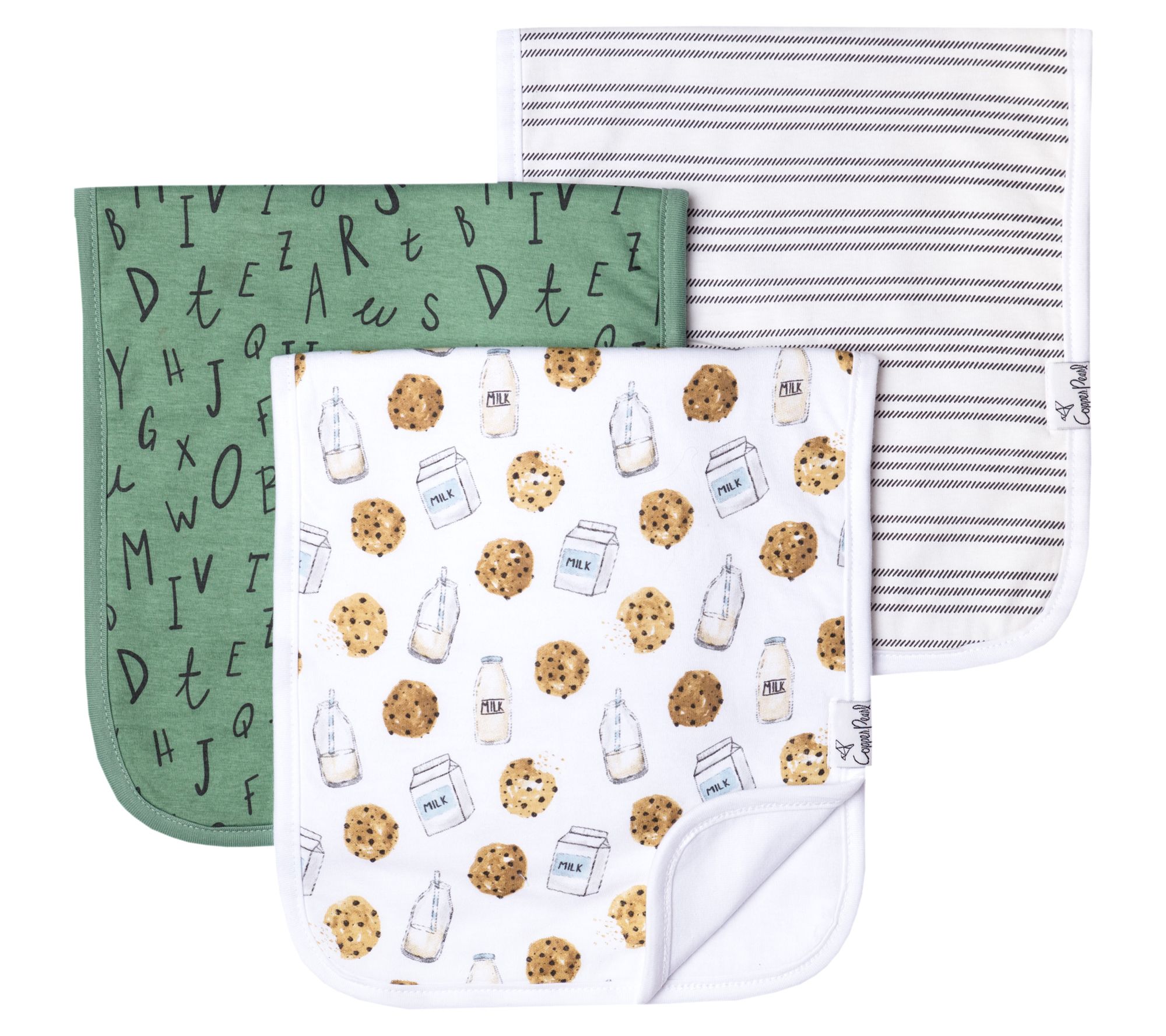 Copper Pearl Premium Baby Burp Cloths