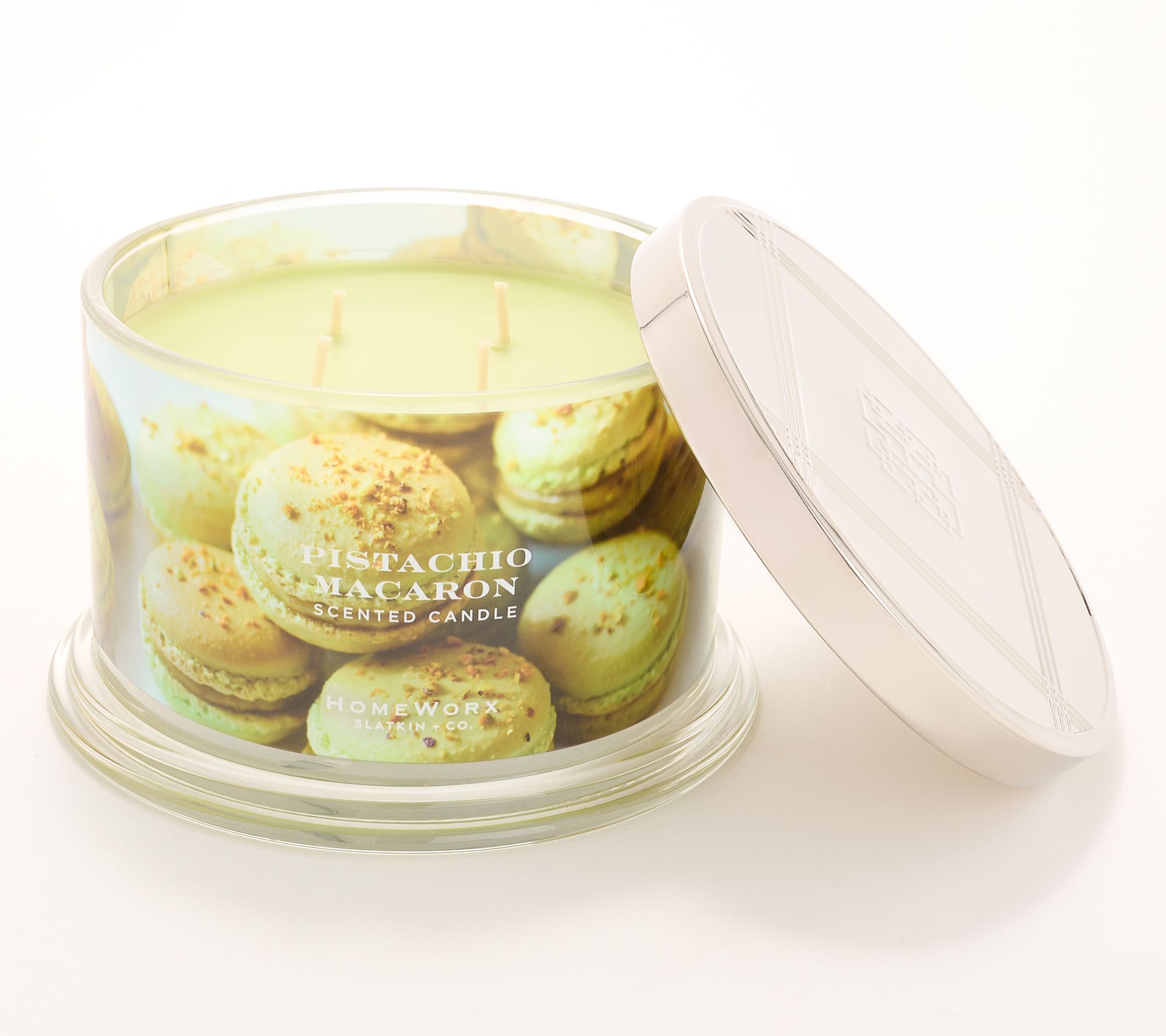HomeWorx by Slatkin + Co. 18oz Pistachio Macaron Candle