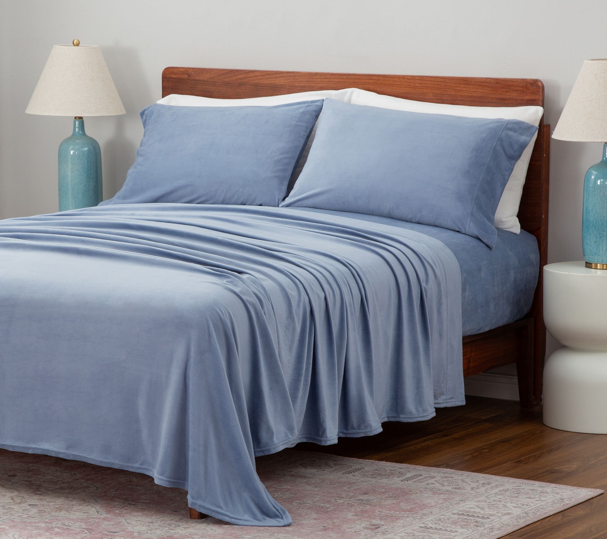 Qvc fleece bedding sale