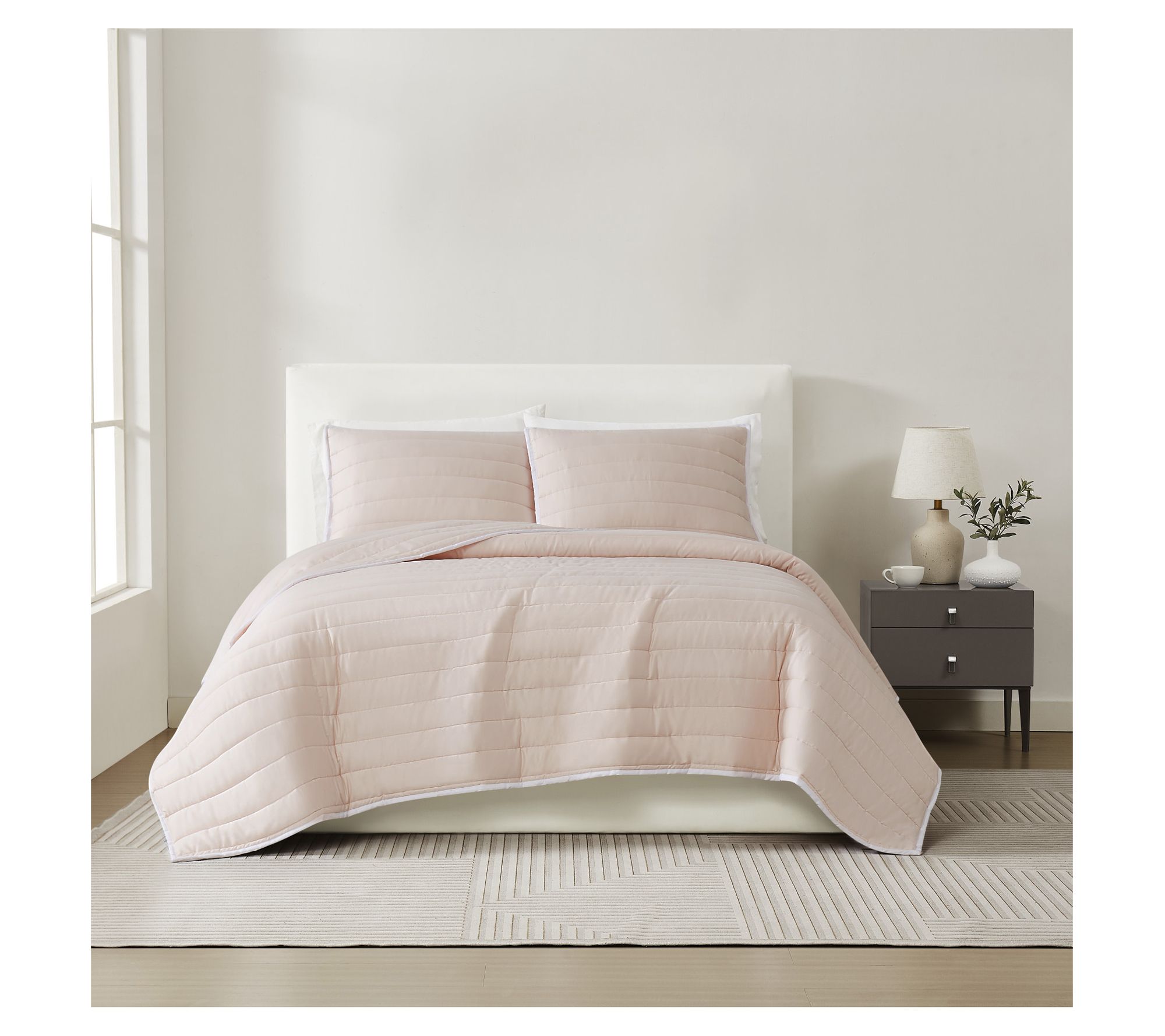 Christian Siriano NY Cotton Sateen Twin/Twin XL2pc Quilt Set