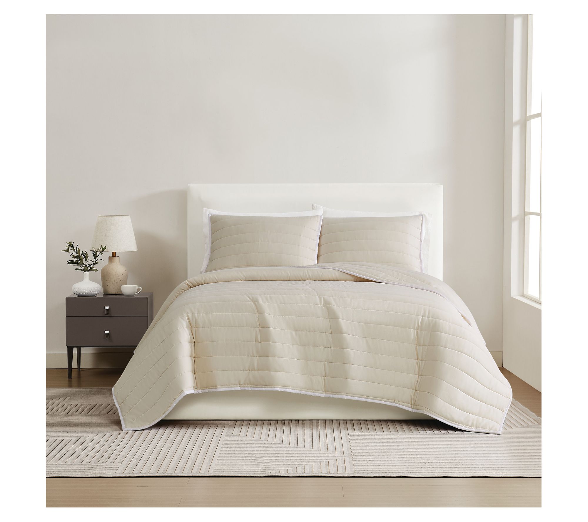 Christian Siriano NY Cotton Sateen Twin/Twin XL2pc Quilt Set