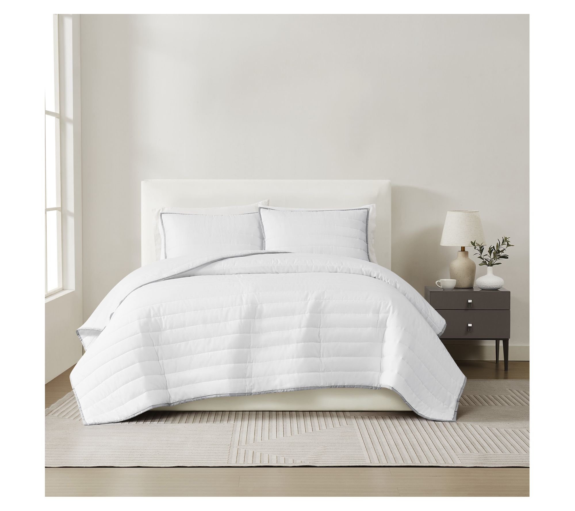 Christian Siriano NY Cotton Sateen Twin/Twin XL2pc Quilt Set