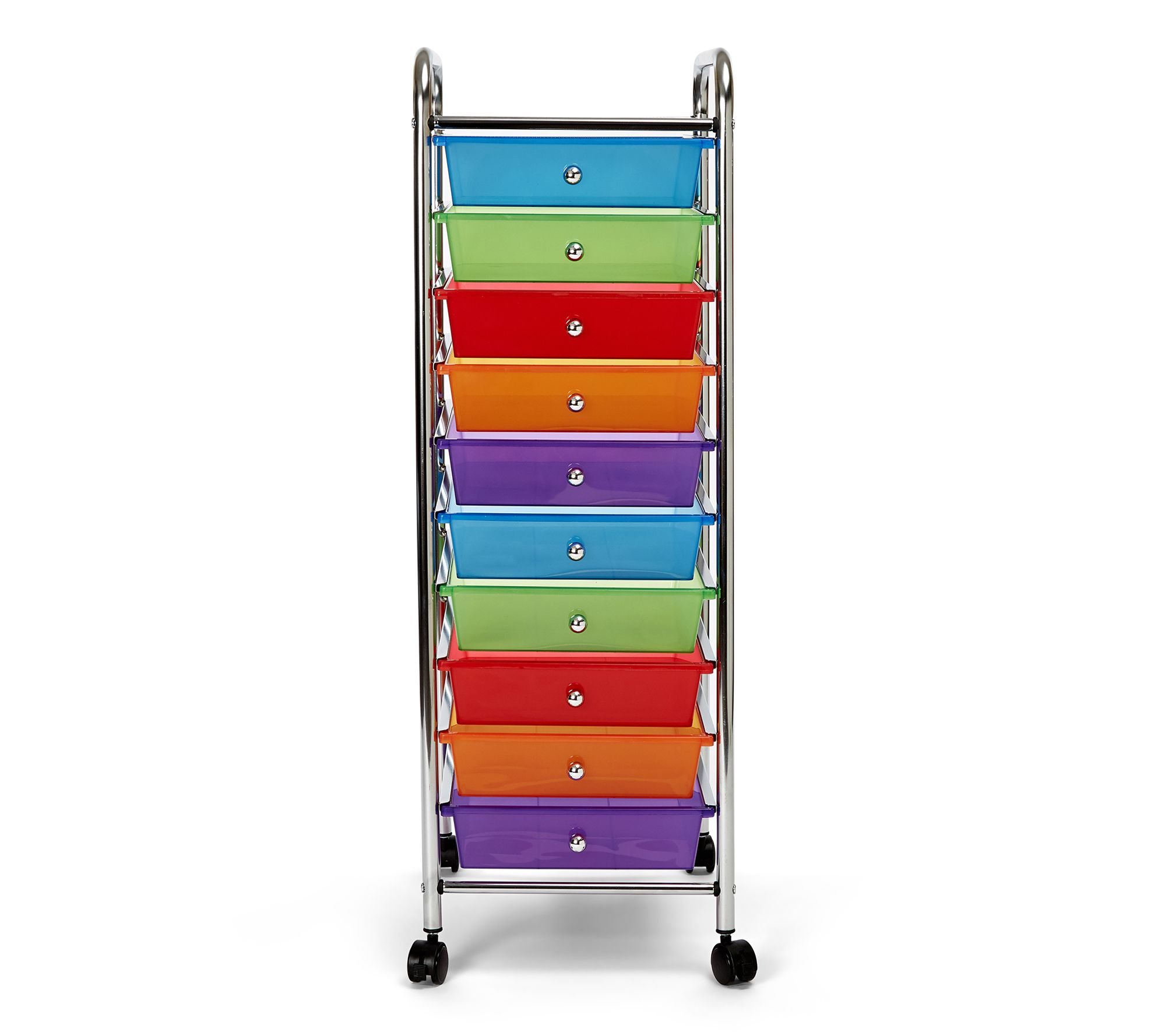 Seville Classics 10-Drawer Organizer Cart