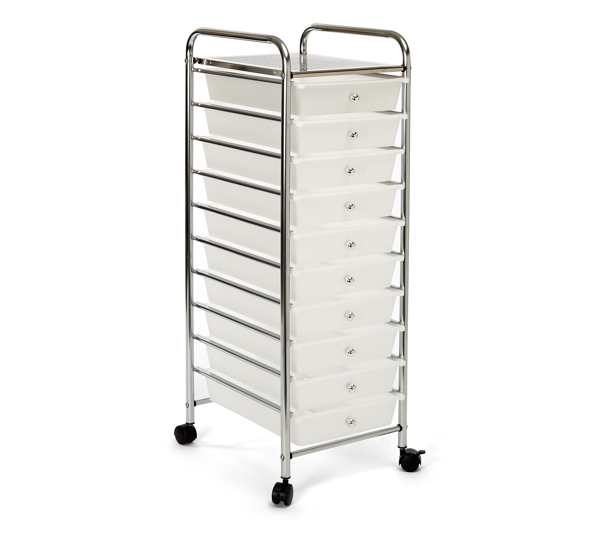 Seville Classics 10-Drawer Organizer Cart