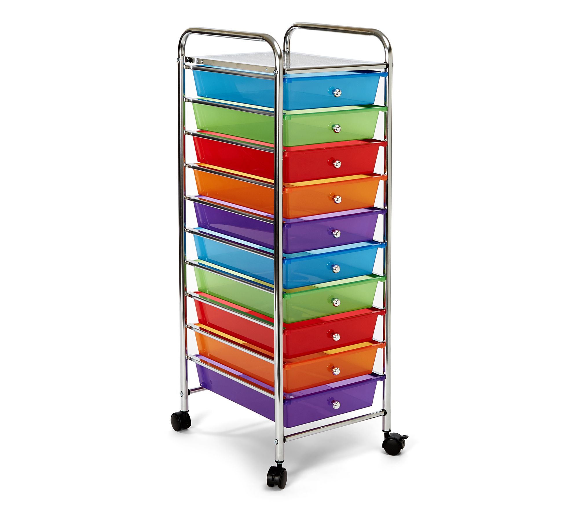 Seville Classics 10-Drawer Organizer Cart