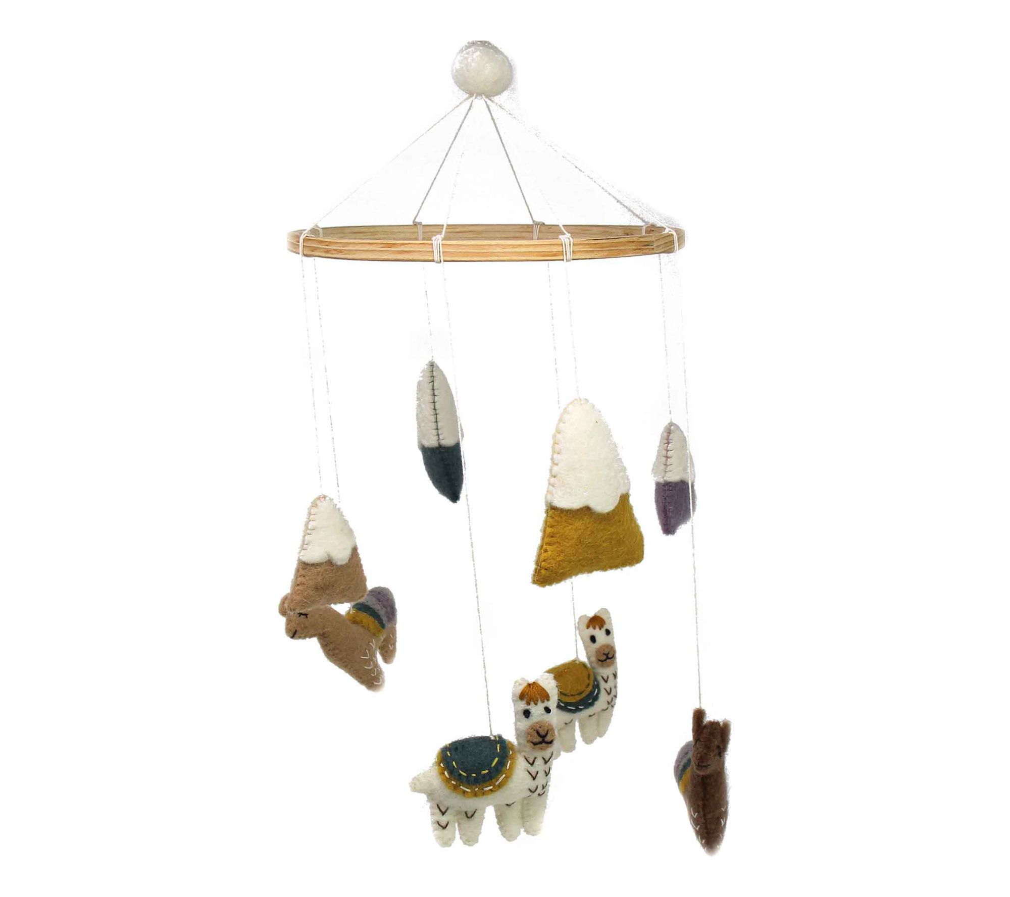 Global Crafts Baby Nursery Felt Mobile