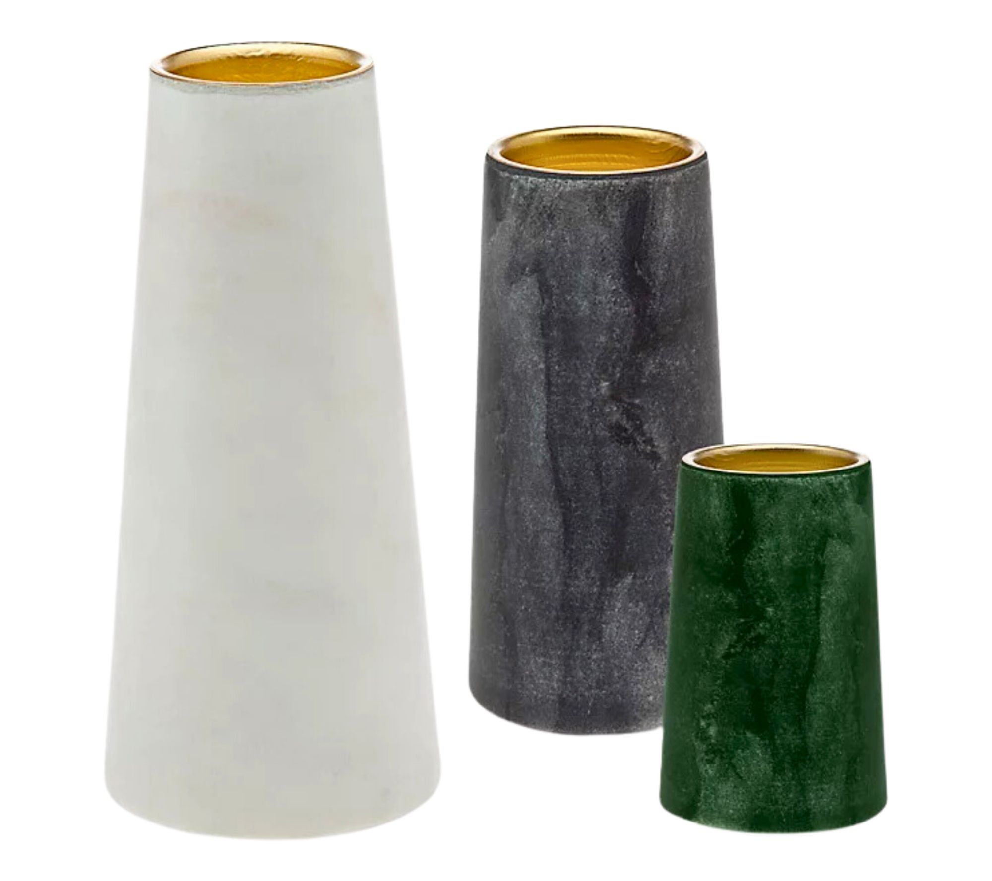 Godinger 3-Pc. Marble Votive Set