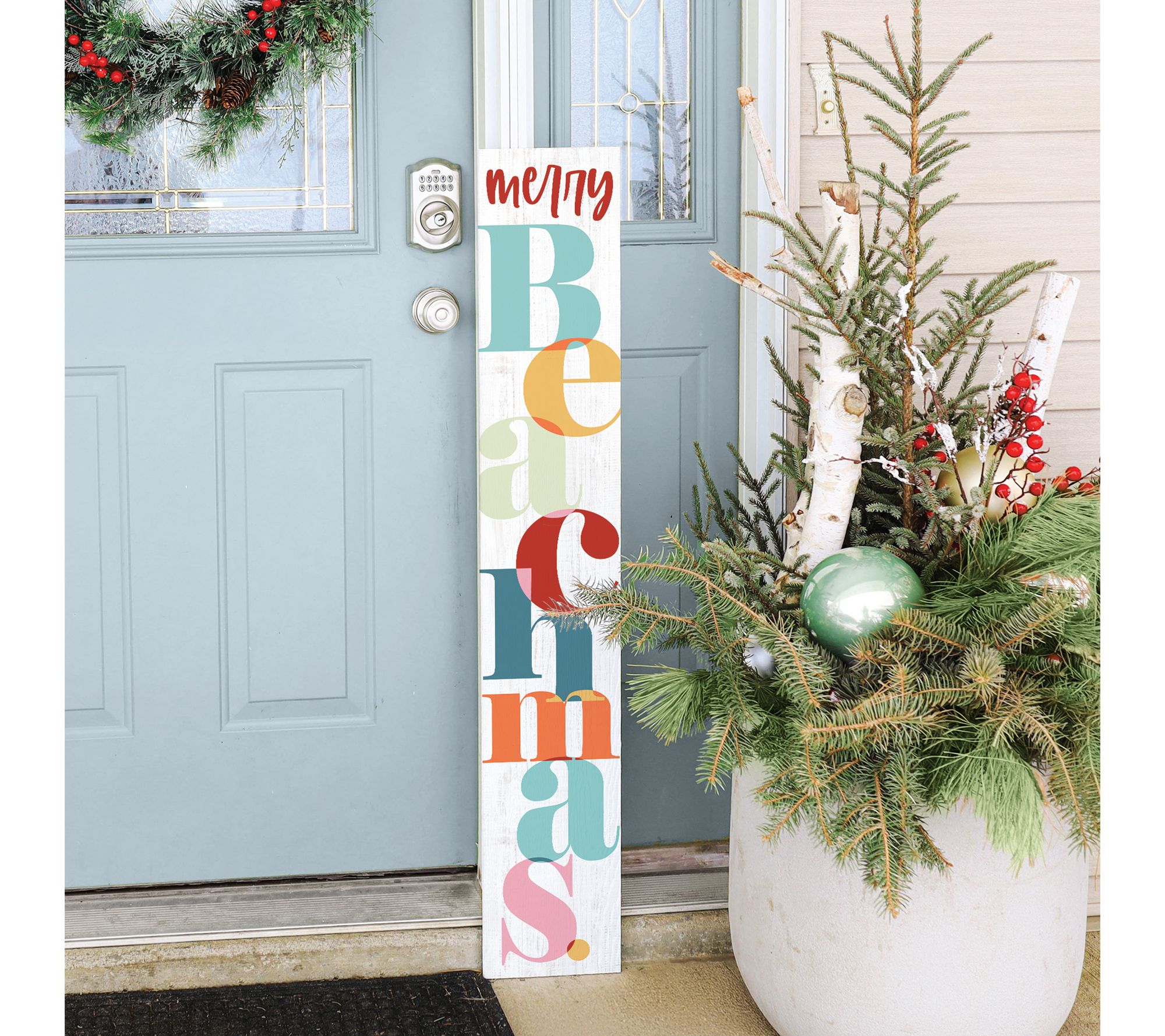 Sincere Surroundings 47" Merry Beach-mas PorchBoard