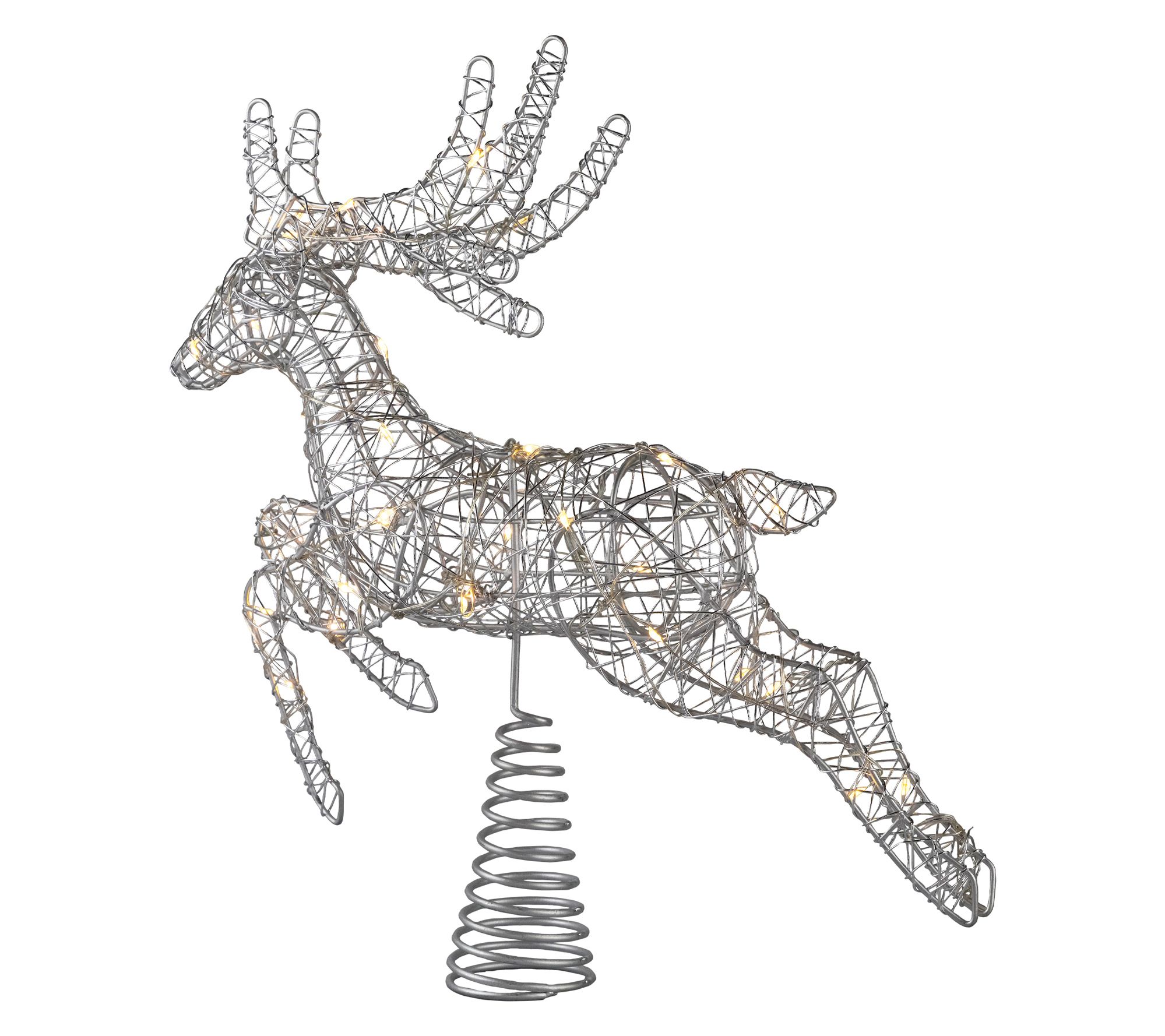 Northlight LED Reindeer Christmas Tree Topper 13"