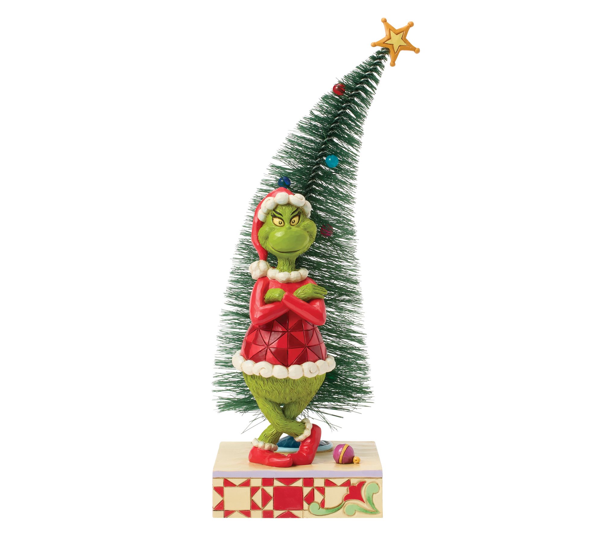 Jim Shore Grinch with Arms Crossed Figurine 12.2in H
