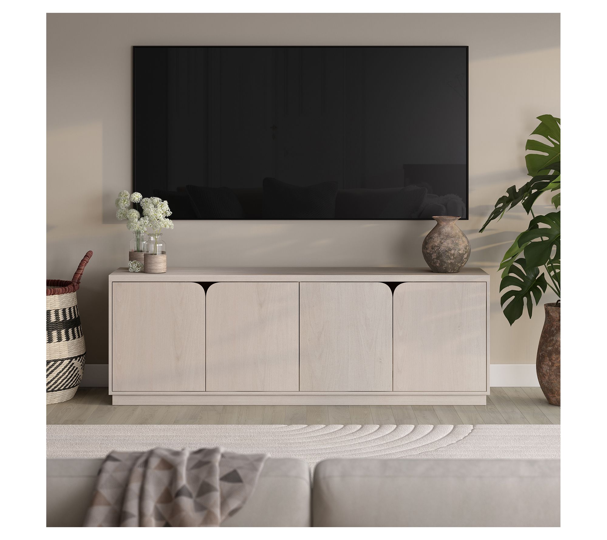 Hudson&Canal Fitzroy Rectangular TV Stand