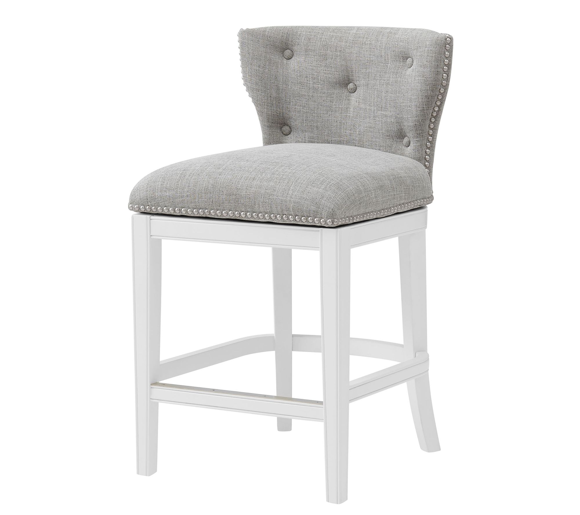 Alaterre Furniture Miranda Swivel Counter Height Barstool