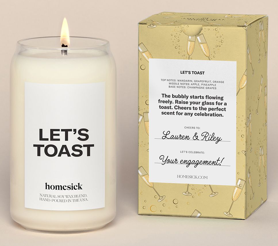 Homesick Let's Toast Candle