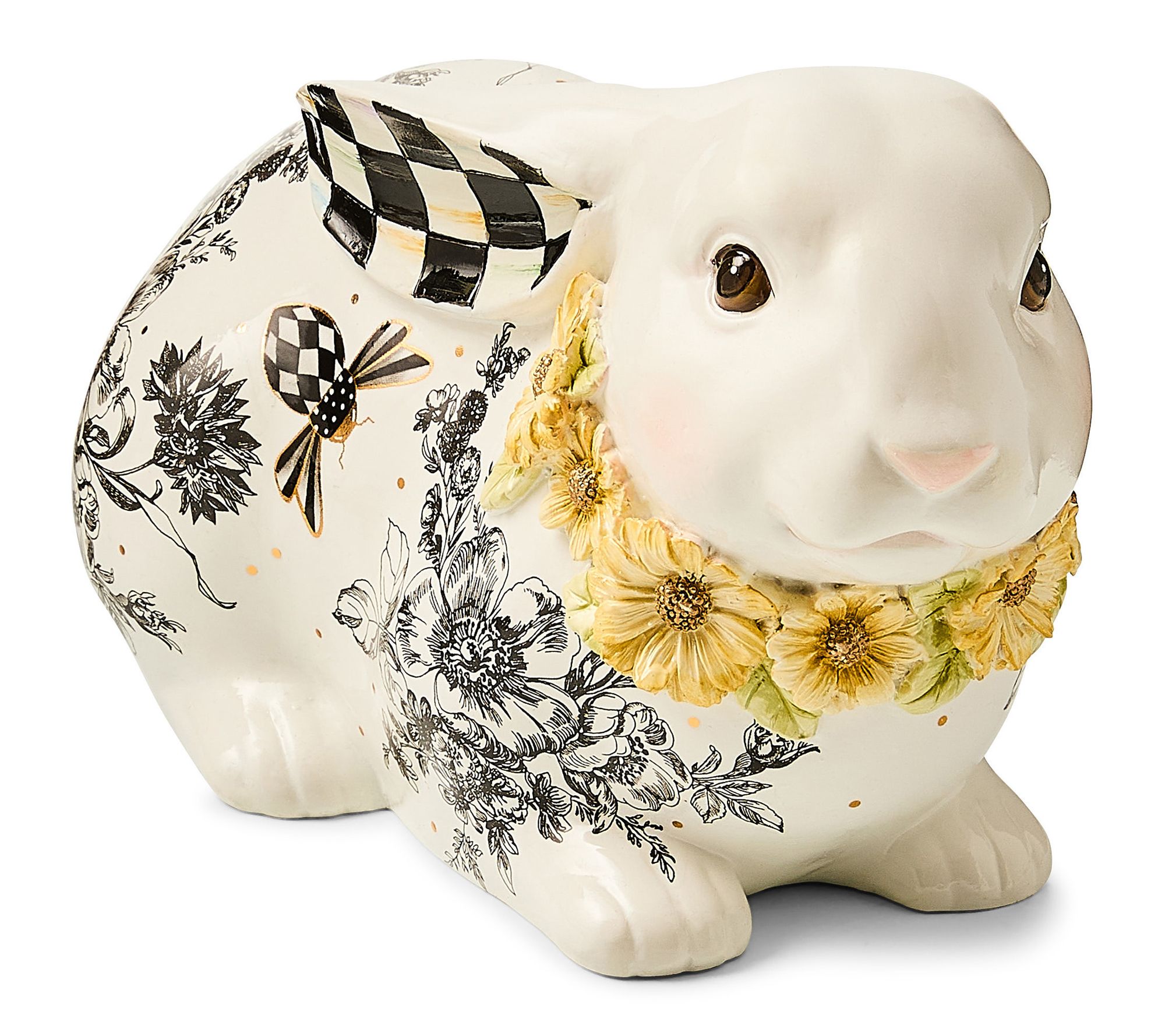 MacKenzie-Childs Bee Toile Short Rabbit