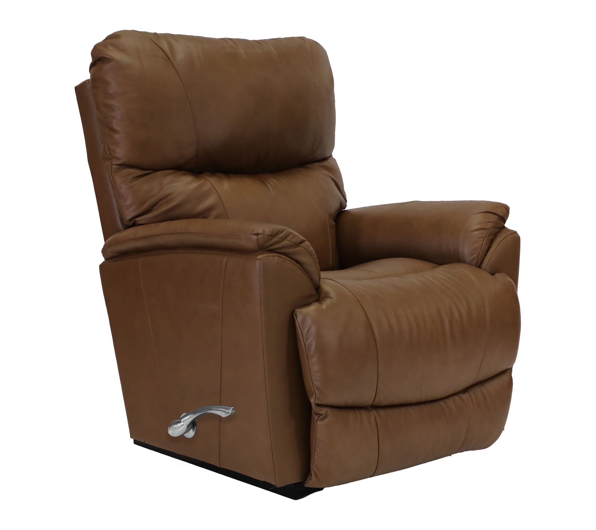 La-Z-Boy Trouper Leather Manual Rocking Recliner