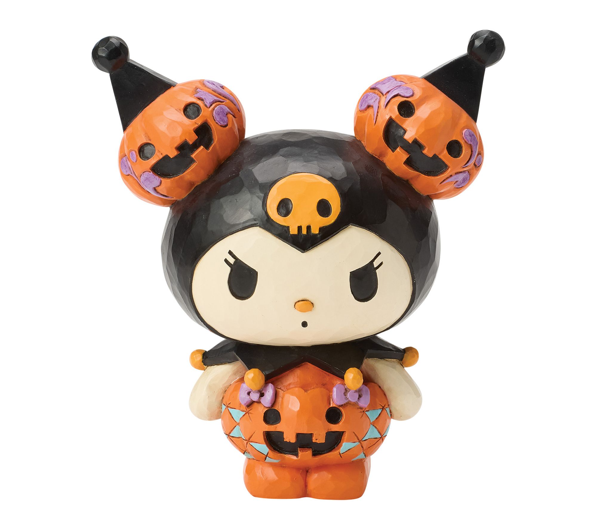Jim Shore Sanrio Kuromi in Pumpkin Costume Figurine 5in H