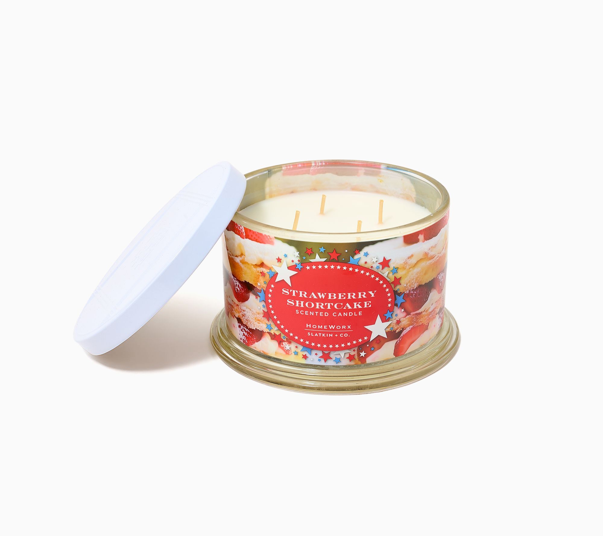 HomeWorx by Slatkin + Co. 18oz Strawberry Shortcake Candle