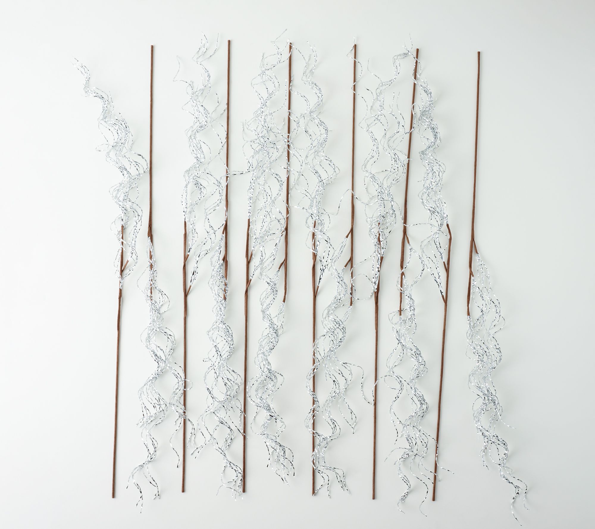 "As Is" Set of 12 No-Tangle Tinsel Picks by Valerie