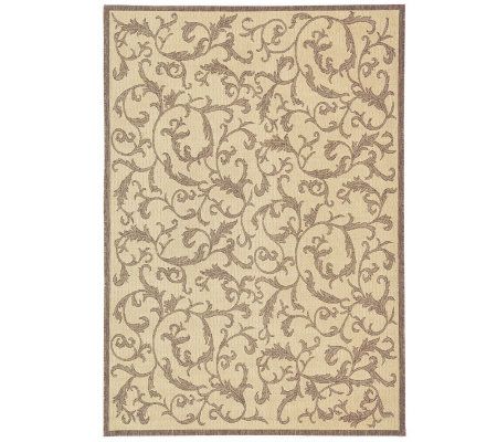 Safavieh Courtyard Vintage Vine 6'7" x 9'6" Rug