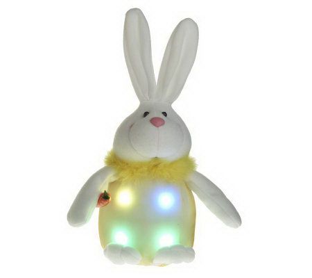 BethlehemLights BatteryOperated Mom or Dad Bunnies with Timer - QVC.com