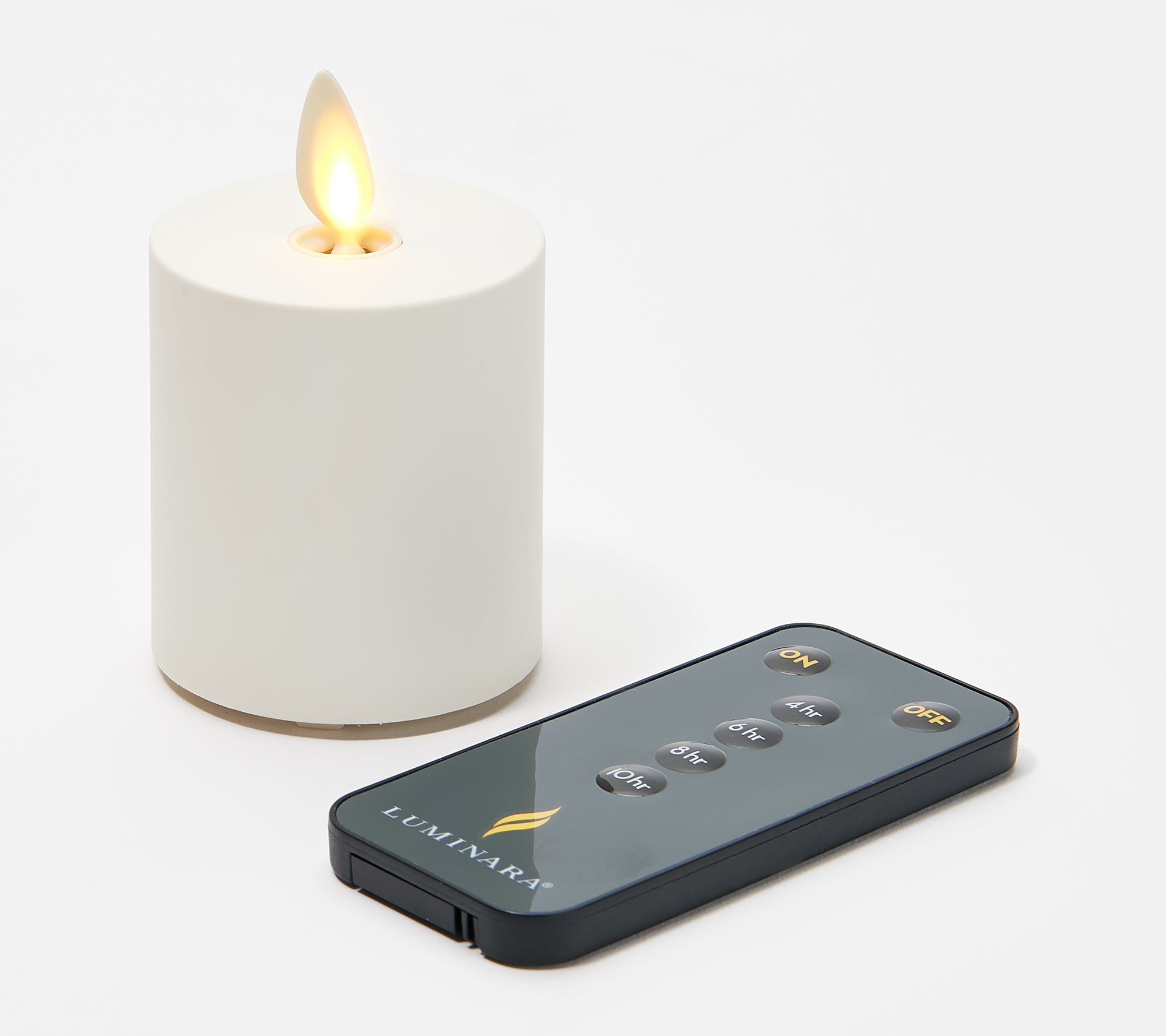 Luminara Flameless Angel Candle Holder with Votive and Remote