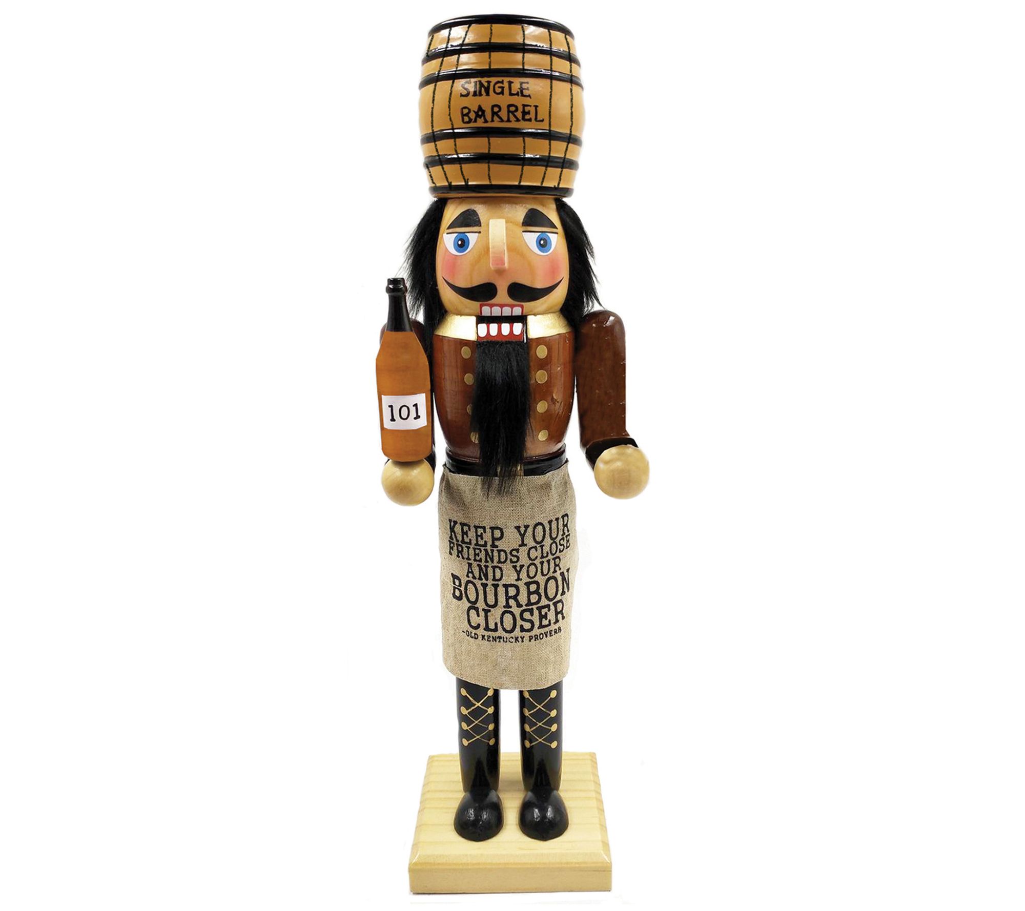 SW 14" Bourbon Barrel Nutcracker