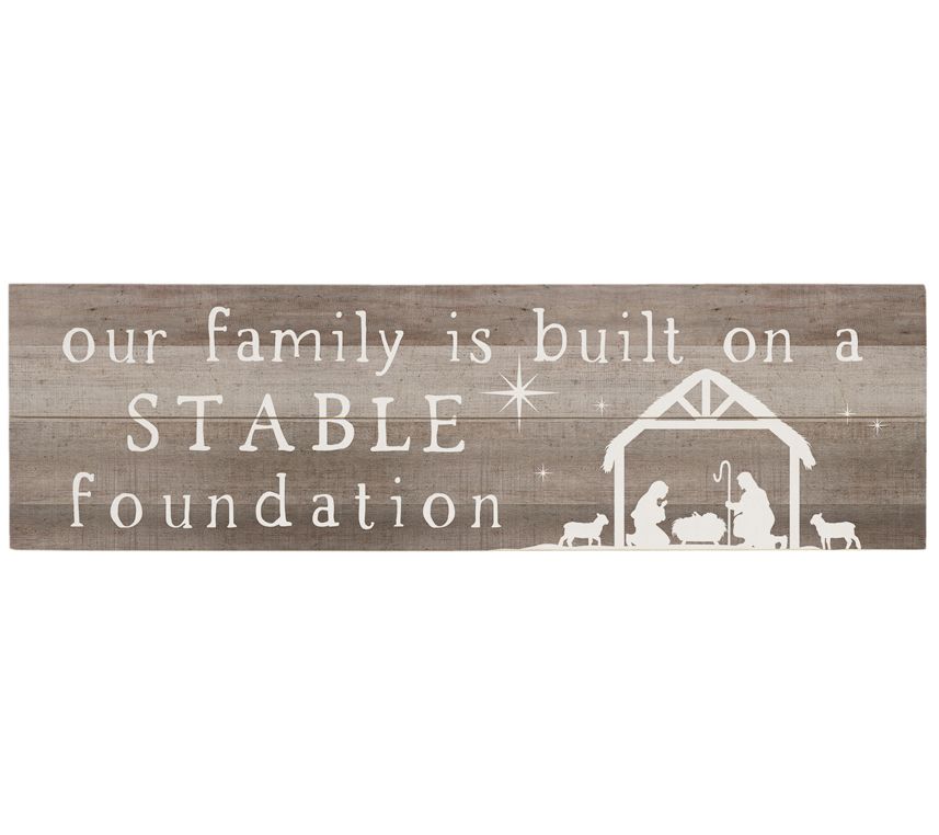 Stable Foundation Vintage Pallet Board Sincere Surroundings