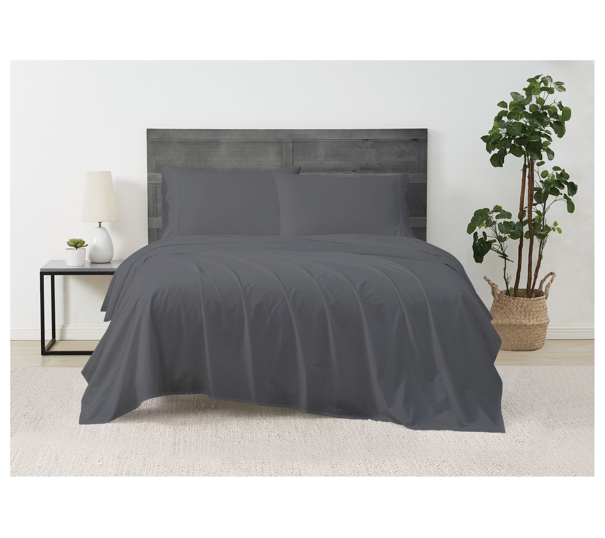 Cannon Solid Percale 3-Piece Twin XL Sheet Set