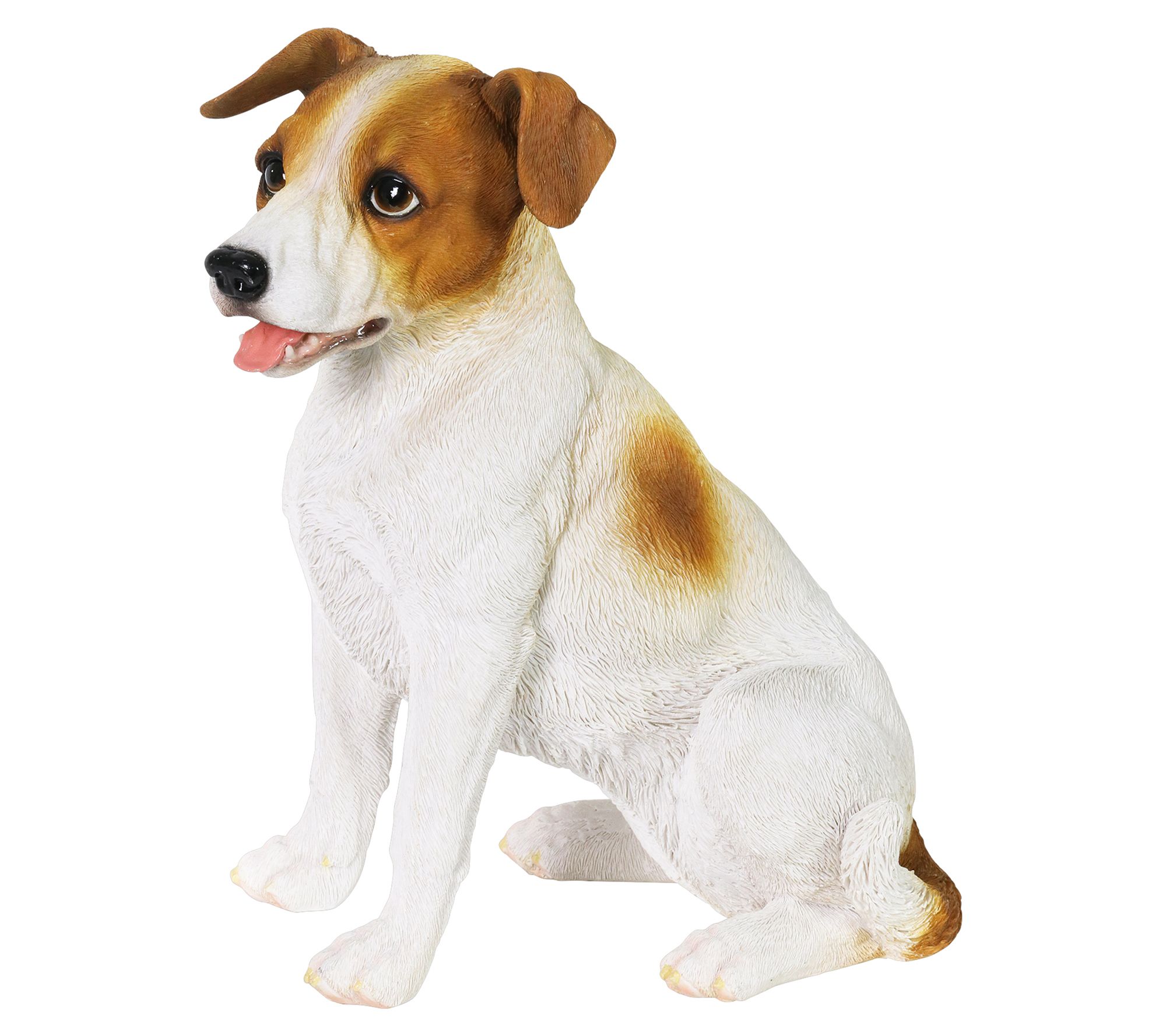 Exhart Painted Jack Russell Statuary - QVC.com