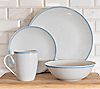 10 Strawberry Street Simply Coupe Banded 16-PcDinnerware Set, 2 of 5