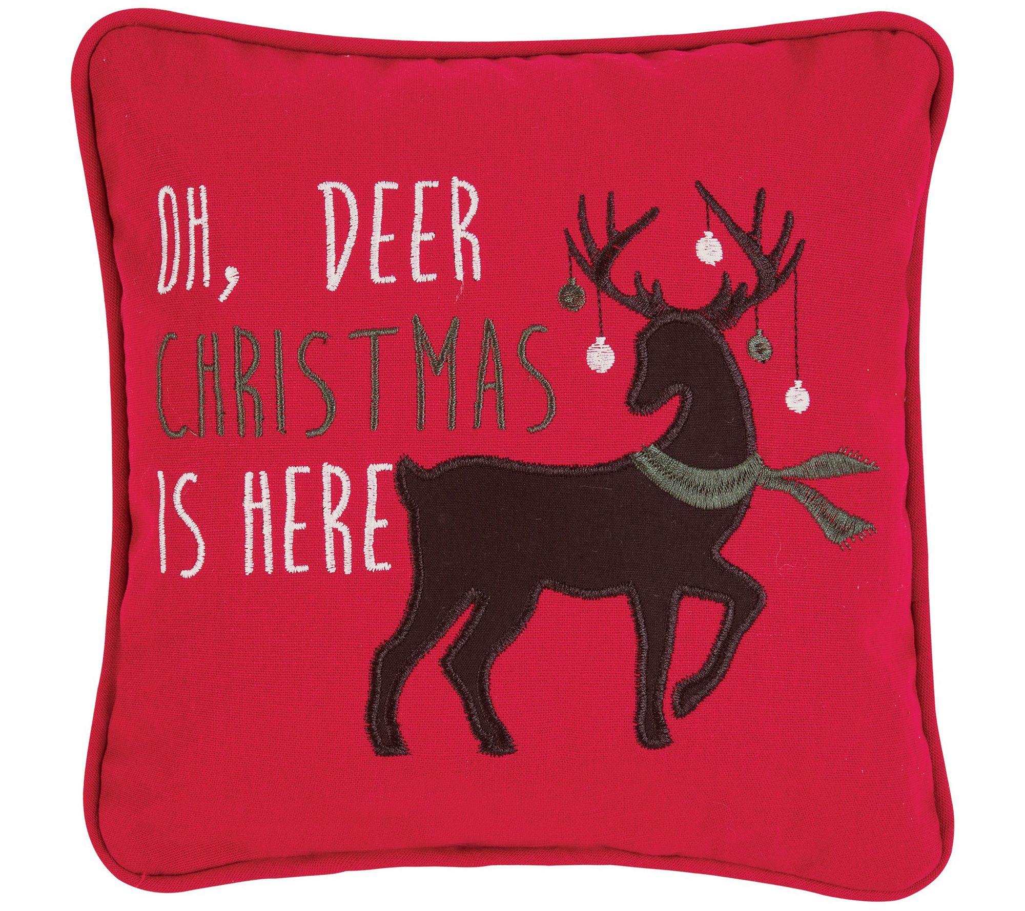 C&F Home Oh Deer Christmas Pillow