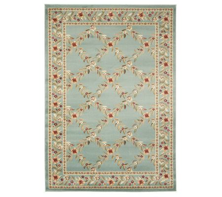 Lyndhurst Open Floral Power Loomed 5'3" x 7'6"Rug