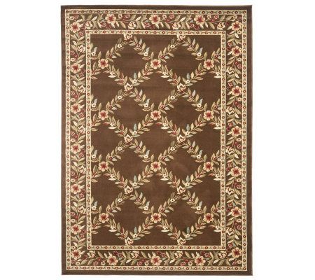 Lyndhurst Open Floral Power Loomed 5'3" x 7'6"Rug