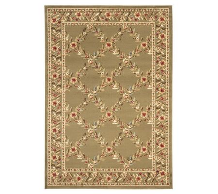 Lyndhurst Open Floral Power Loomed 5'3" x 7'6"Rug
