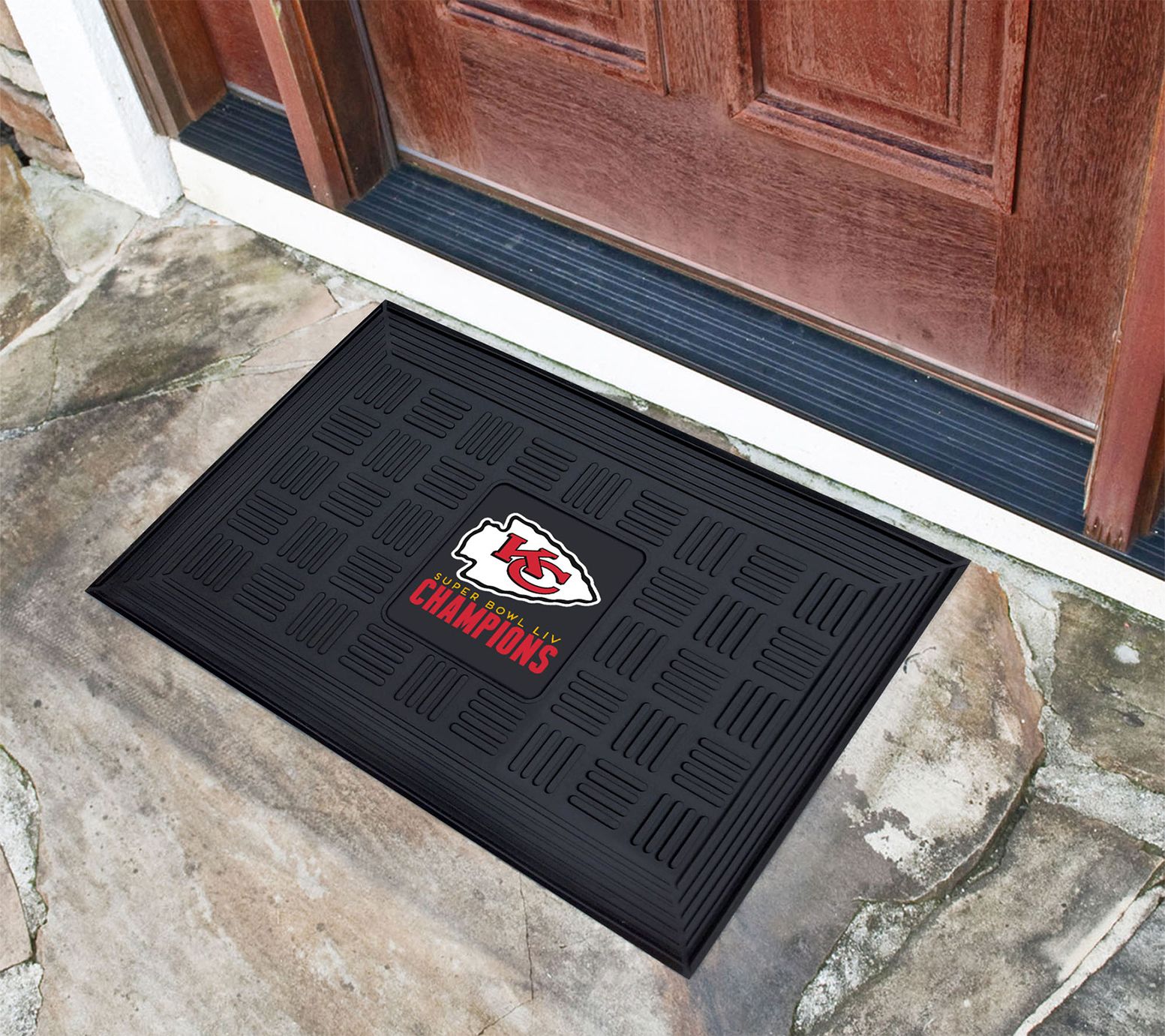 Kansas City Chiefs Super Bowl LIV Champions Outdoor Mat - QVC.com