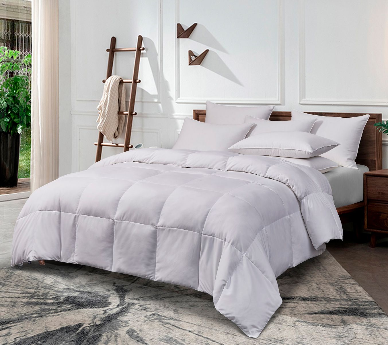 Cannon All Season Goose Feather&Down Fiber Comforter Twin