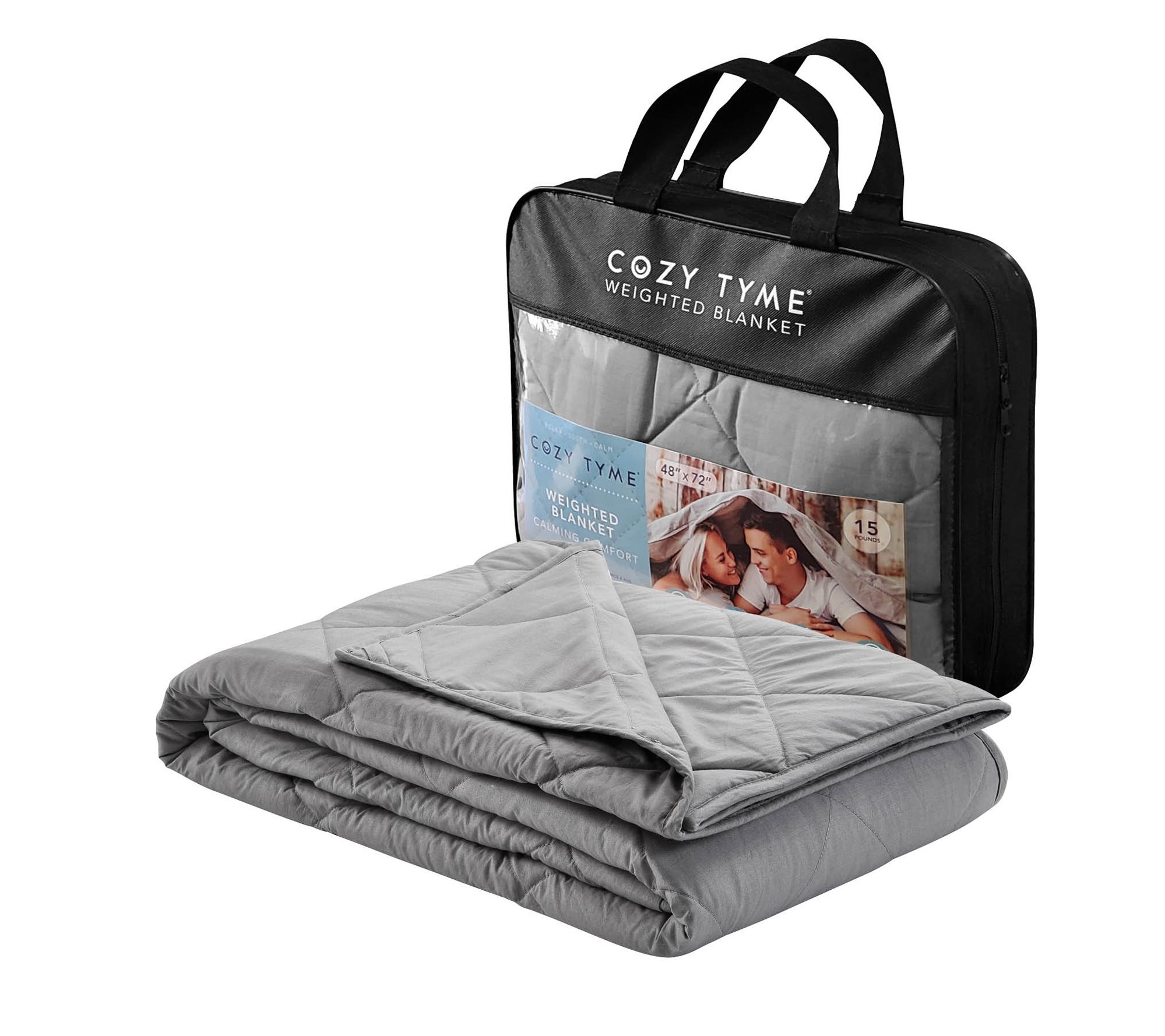 Zaine 60"x80" 20 lb. Weighted Blanket - QVC.com