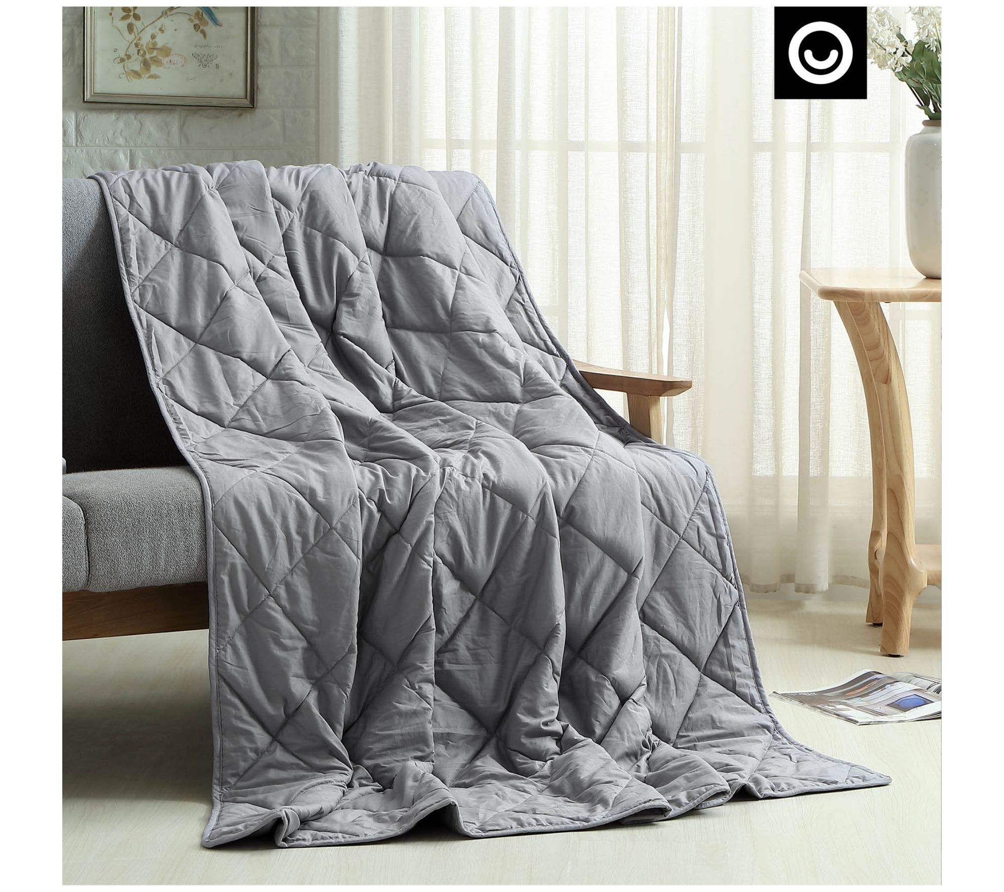 Zaine 60"x80" 20 lb. Weighted Blanket - QVC.com