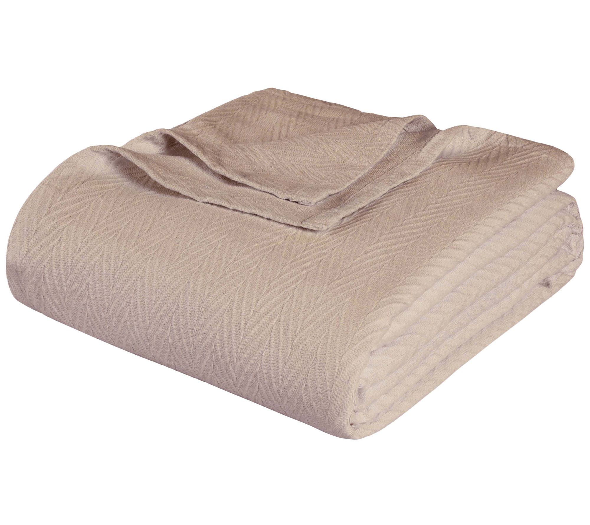 Superior Ultra-Plush All-Season Chevron Cottonng Blanket