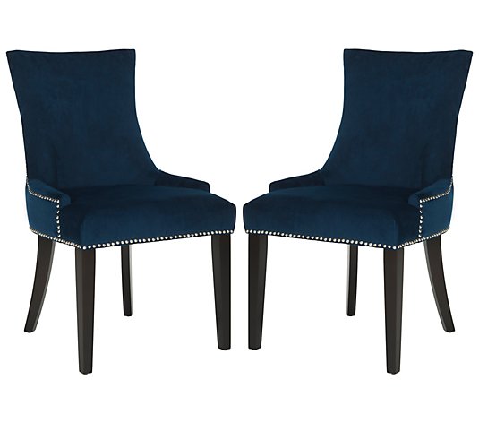 Lester Set Of 2 Velvet Dining Chairs By, Valerie Dining Chairs
