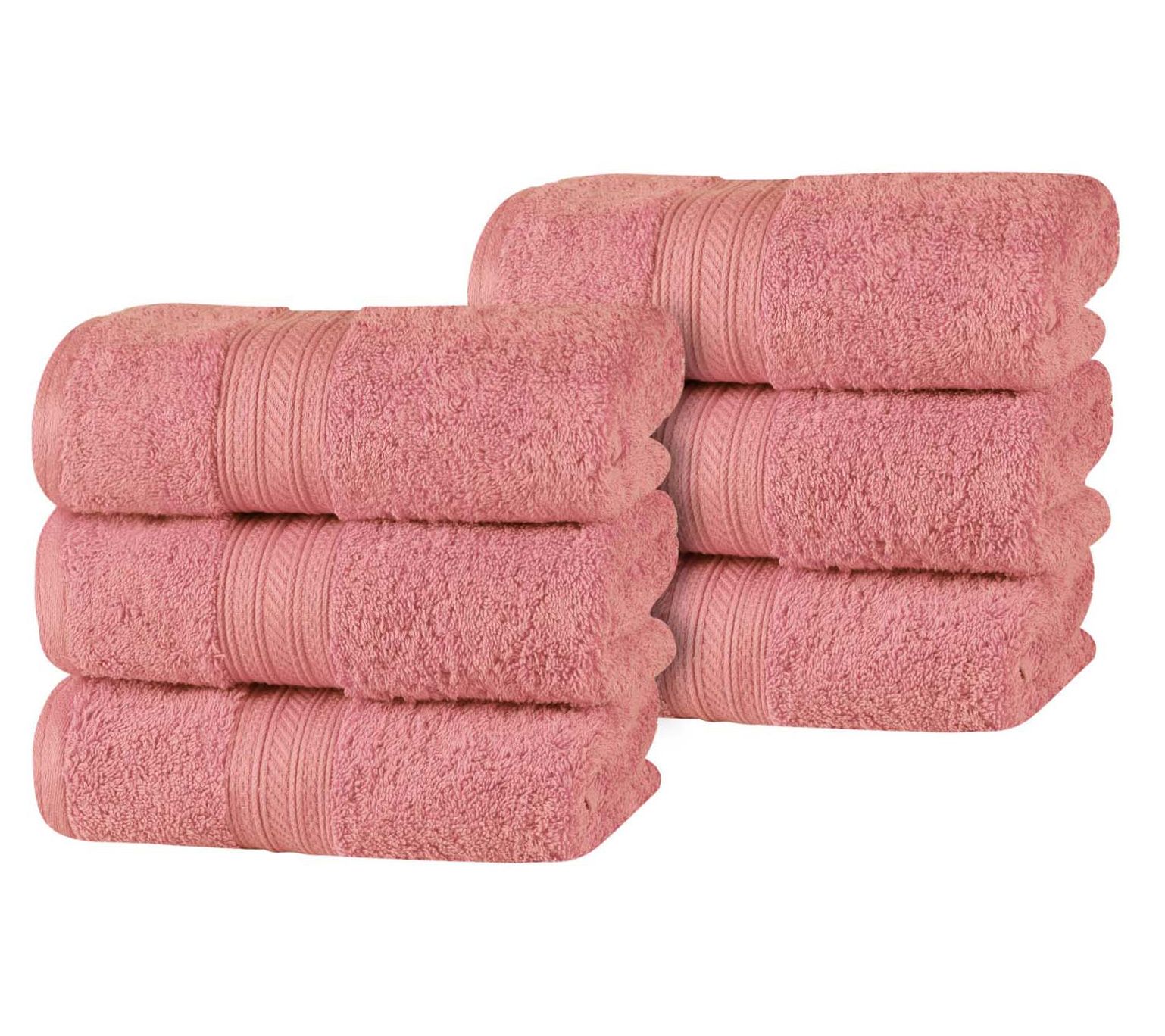 Superior Combed Cotton Highly Absorbent 6 PieceHand Towel Se