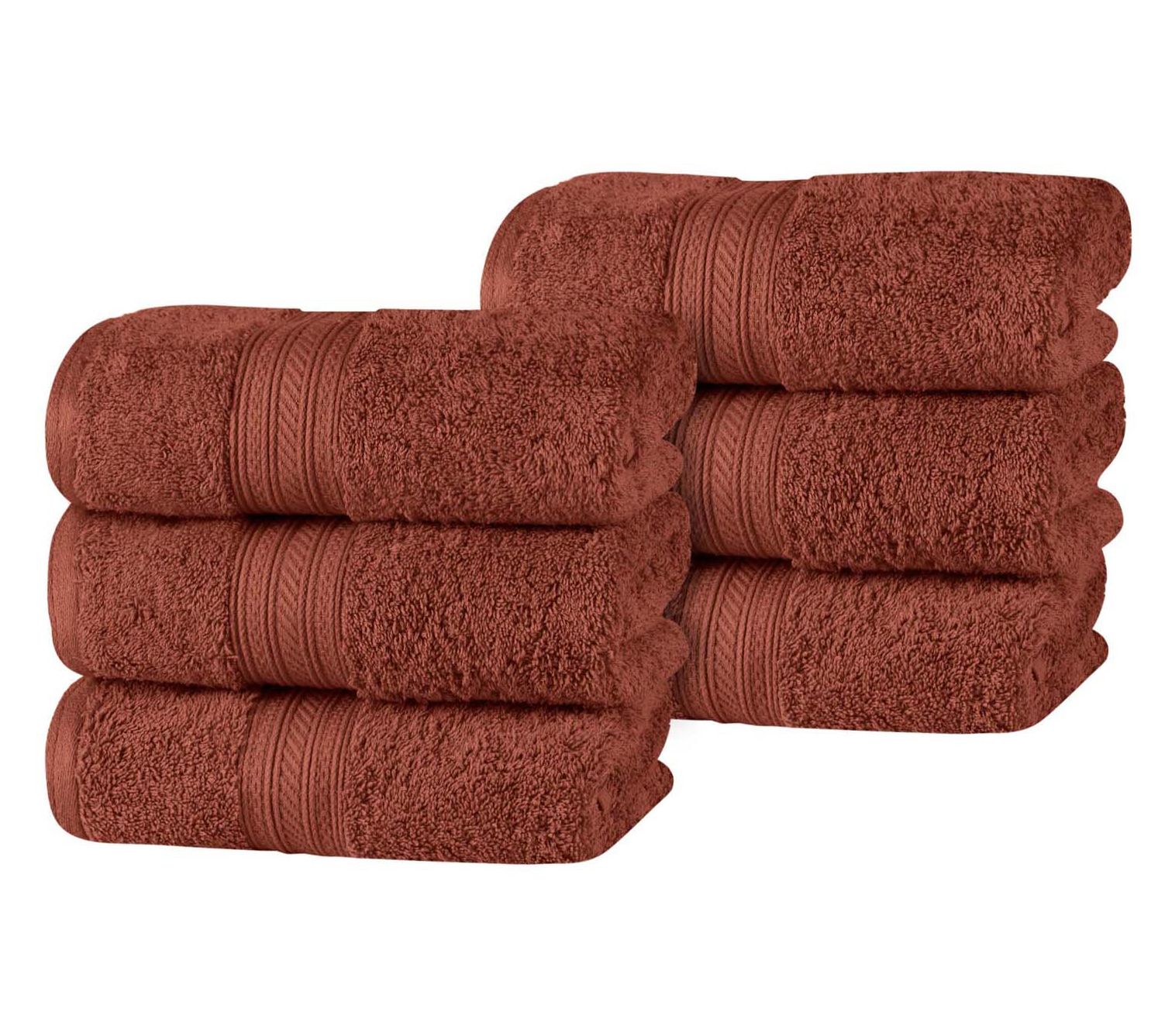 Superior Combed Cotton Highly Absorbent 6 PieceHand Towel Se